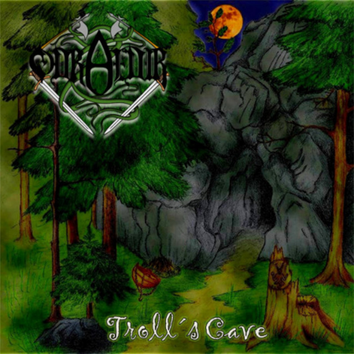Obal EP ODRAEDIR - Trolls Cave (2012)